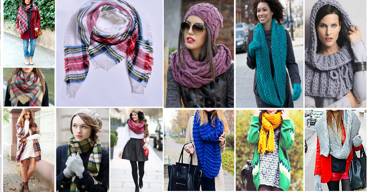 Пора завязывать: как носить шарф, платок, тюрбан, снуд, палантин, косынку. Для осени и для зимы!